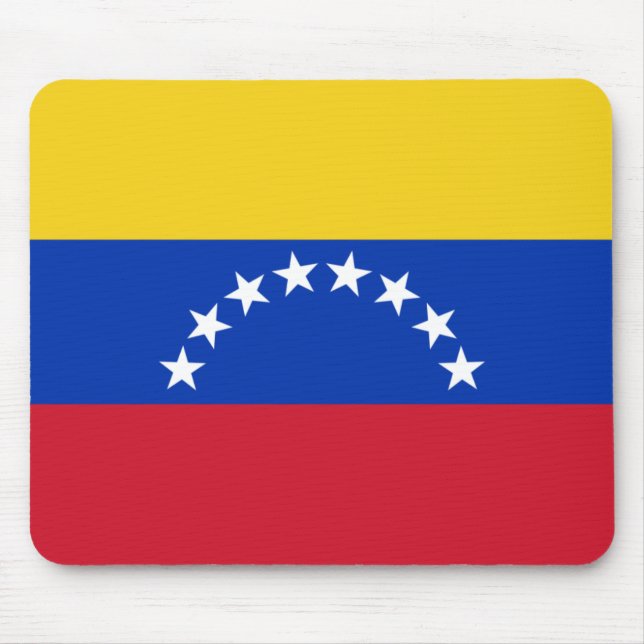 Venezuela National Flag Mouse Mat (Front)