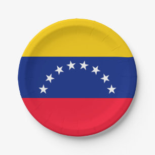 Venezuela Paper Plate