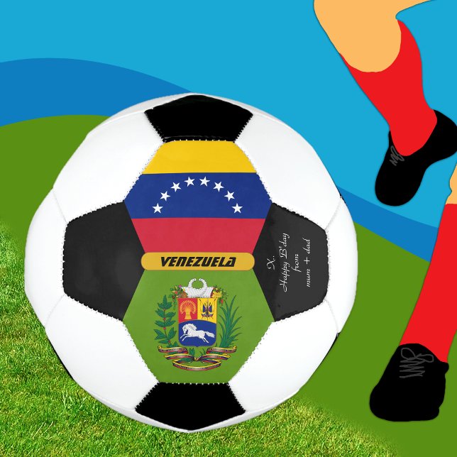 Venezuela Personalised, Flag, Photo Soccer Ball (Creator Uploaded)