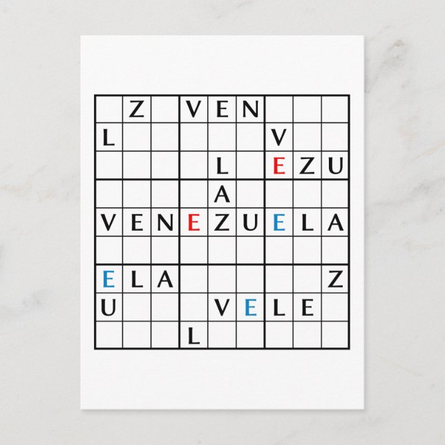 VENEZUELA POSTCARD (Front)