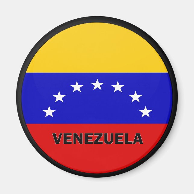 Venezuela Roundel quality Flag Magnet (Front)