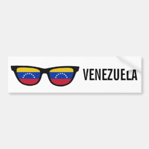 Venezuela Shades custom text & colour bumpersticke Bumper Sticker