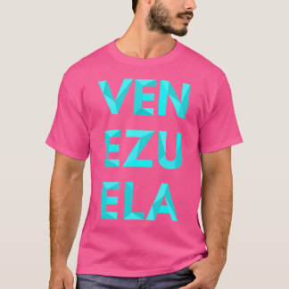 Venezuela Shirt Novelty Origami Art Style Gift Tee