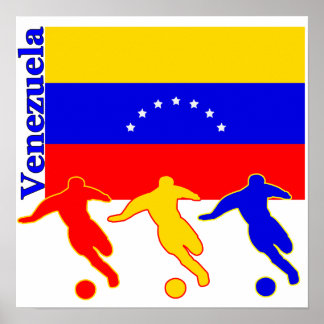 Venezuela - Soccer Players Poster