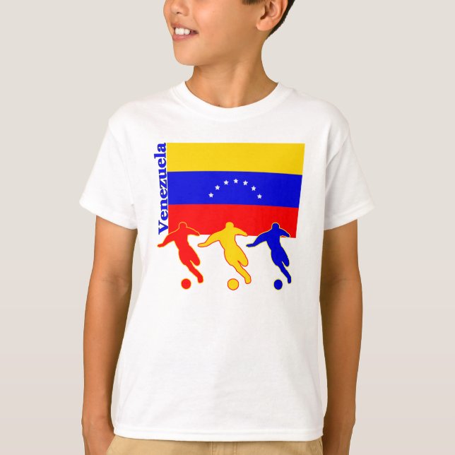 Venezuela - Soccer Players T-Shirt (Front)