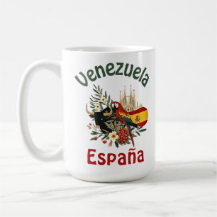 Venezuela + Spain - fusion of roots and pride Coffee Mug