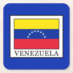 Venezuela Square Paper Coaster