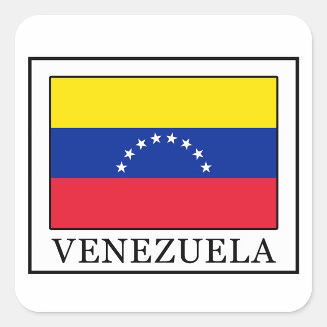 Venezuela Square Sticker (Front)