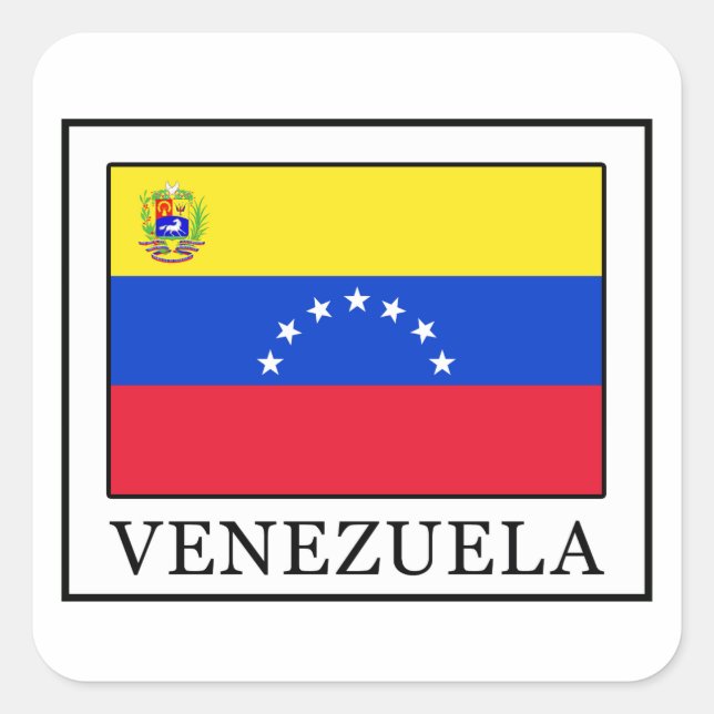 Venezuela Square Sticker (Front)