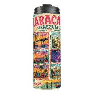 Venezuela Stamp Maracaibo Estado Zulia Tropical Tr Thermal Tumbler