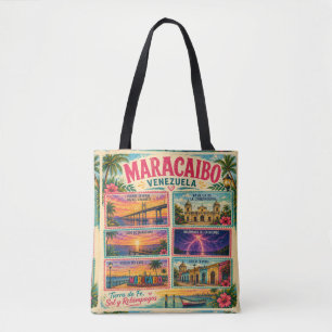 Venezuela Stamp Maracaibo Estado Zulia Tropical Tr Tote Bag