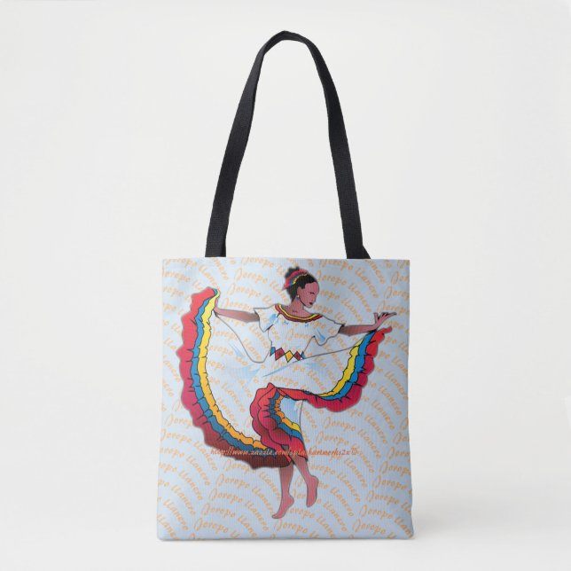"Venezuela, the joropo" Tote Bag (Front)