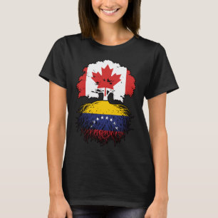 Venezuela Venezuelan Canadian Canada Tree Roots T-Shirt