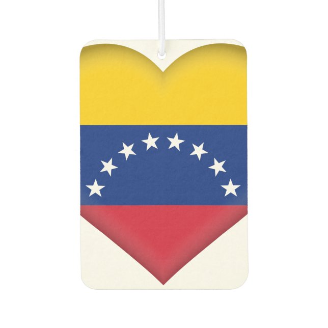 Venezuela (Venezuelan)  Flag Car Air Freshener (Front)