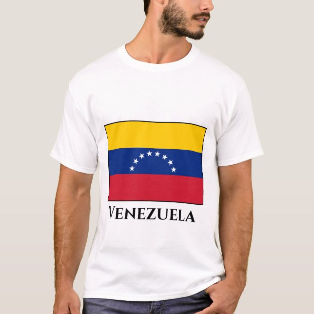 Venezuela (Venezuelan) Flag T-Shirt (Front)