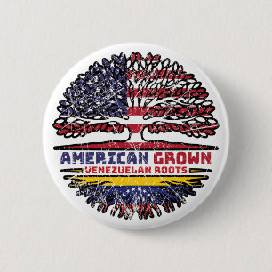 Venezuela Venezuelan US American USA United States 6 Cm Round Badge