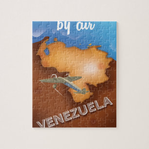venezuela vintage travel poster jigsaw puzzle