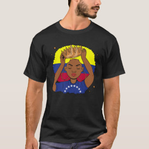 Venezuelan Afro Hair Latina Venezuela Girl T-Shirt