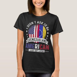 Venezuelan American Flags Pride Venezuela Flag T-Shirt
