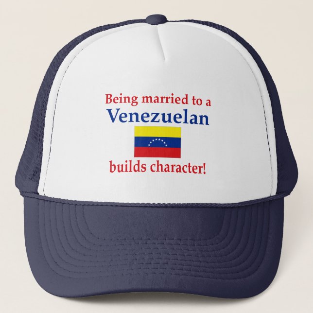 Venezuelan Builds  Character Trucker Hat (Front)