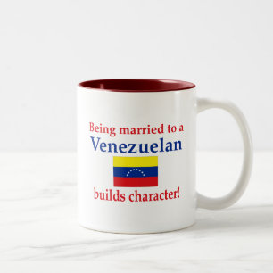 Venezuelan Builds  Character Two-Tone Coffee Mug