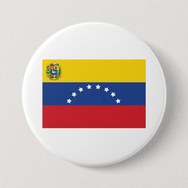 Venezuelan Flag Button (Front)