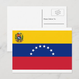 Venezuelan Flag, Flag of Venezuela Postcard
