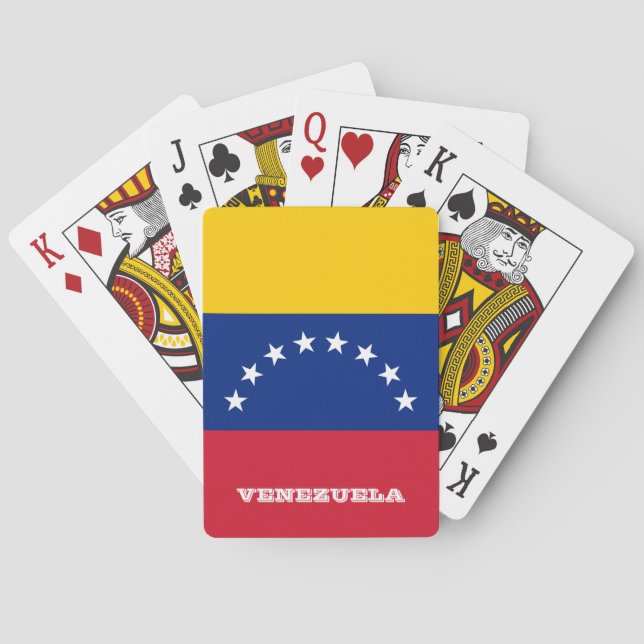Venezuelan Flag Games, Venezuela Playing Cards (Back)