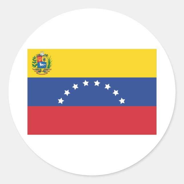 Venezuelan Flag Stickers (Front)