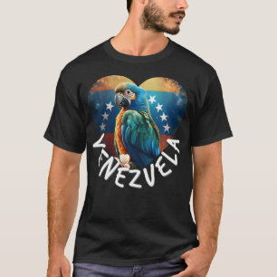 Venezuelan Flag - Venezuela Macaw 7 Stars Venezuel T-Shirt