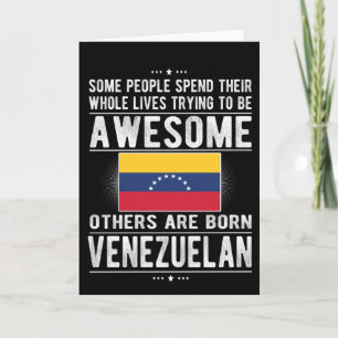 Venezuelan Flag Venezuela Proud Venezuelan Roots Card