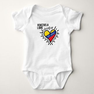 Venezuelan Heart Baby Bodysuit