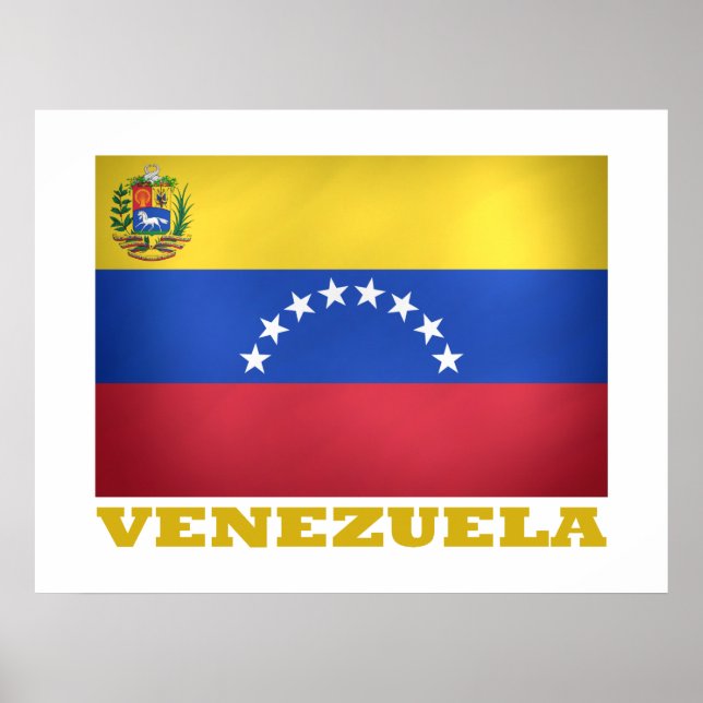 Venezuelan National Flag Poster (Front)