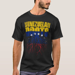 Venezuelan Roots Venezuela Heritage Flag T-Shirt