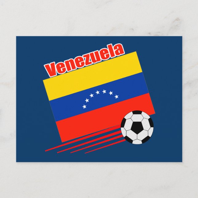 Venezuelan Soccer Team Postcard (Front)