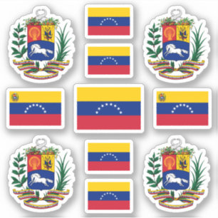 Venezuelan state symbols / coat of arms and flag