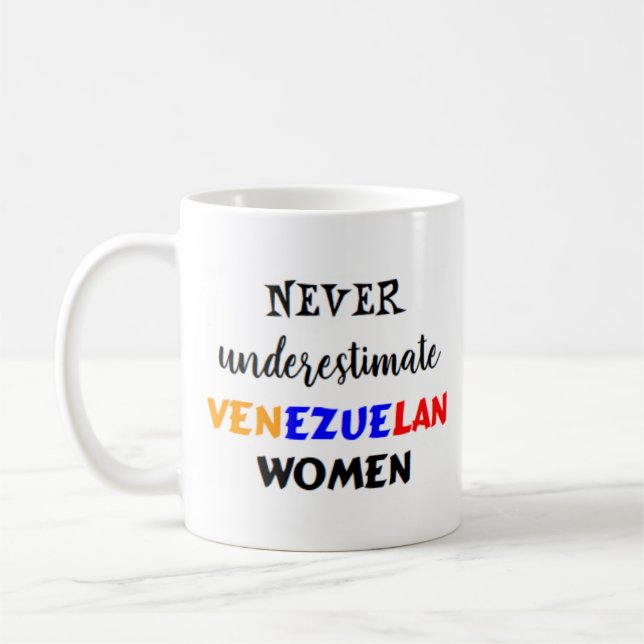 venezuelan women coffee mug (Left)