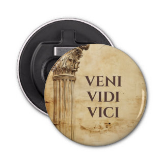 Veni Vidi Vici Ancient Roman Theme Bottle Opener