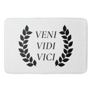 Veni Vidi Vici Bath Mat
