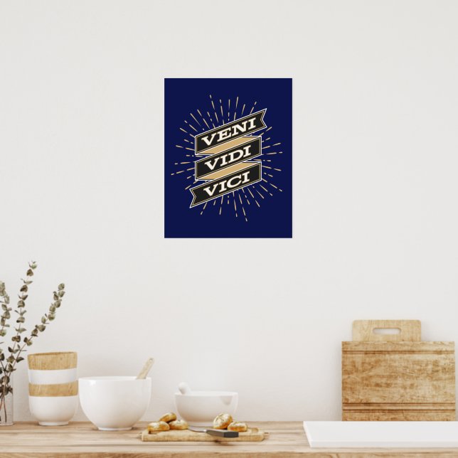 Veni Vidi Vici Poster for Sale by JPK21