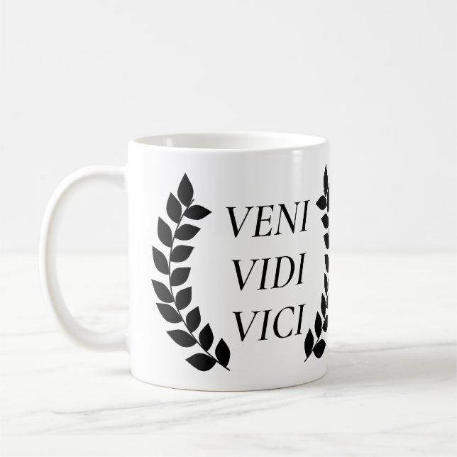 Veni Vidi Vici Coffee Mug (Left)