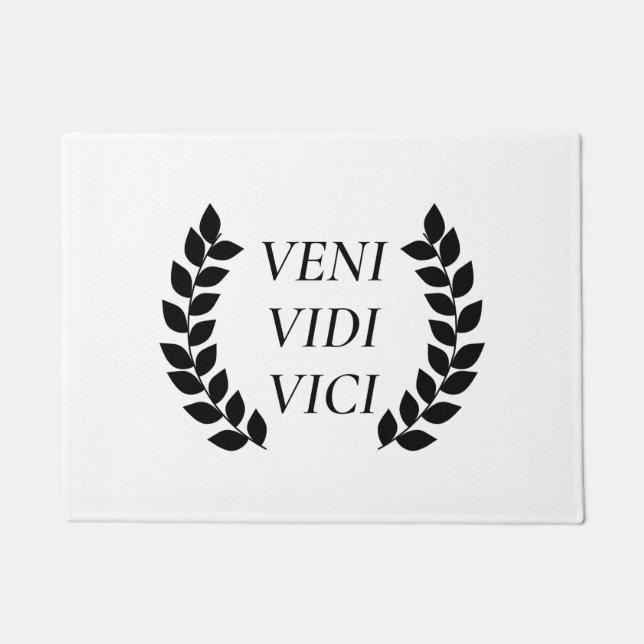 Veni Vidi Vici Doormat (Front)