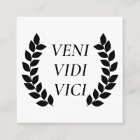 Veni Vidi Vici