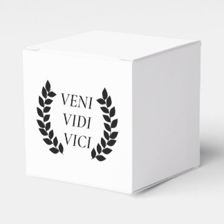 Veni Vidi Vici Favour Box