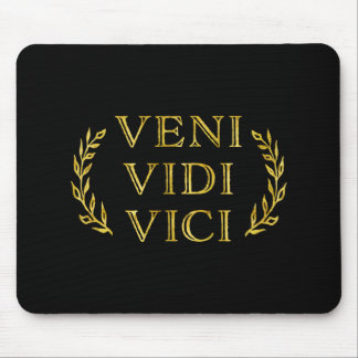 Veni Vidi Vici Funny Game Winner Mouse Mat