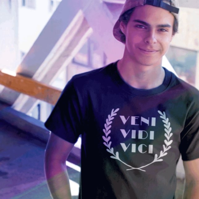 Veni Vidi Vici Funny Gamer Athlete Graduate T-Shirt (Creator Uploaded)