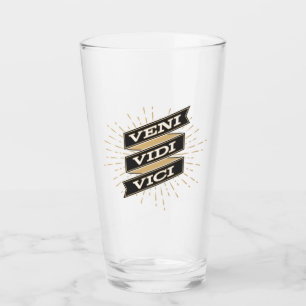 Veni Vidi Vici Glass Cup