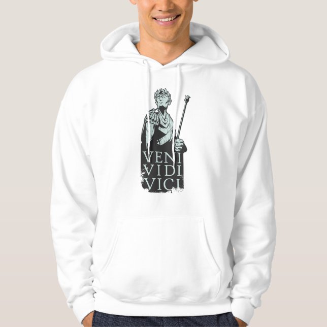 Veni Vidi Vici Julius Caesar Roman Hoodie (Front)