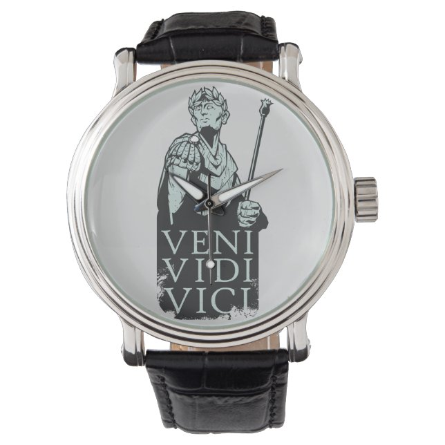 Veni Vidi Vici Julius Caesar Roman Watch (Front)