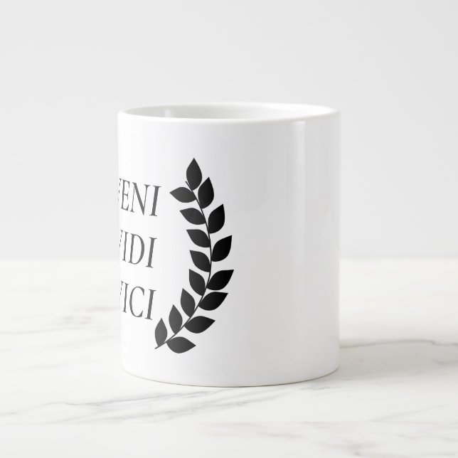 Veni Vidi Vici Large Coffee Mug (Front)
